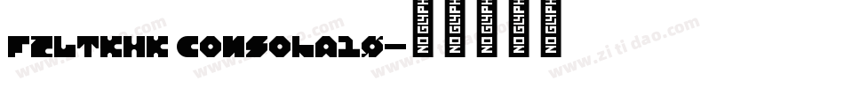FZLTKHK Consola10字体转换